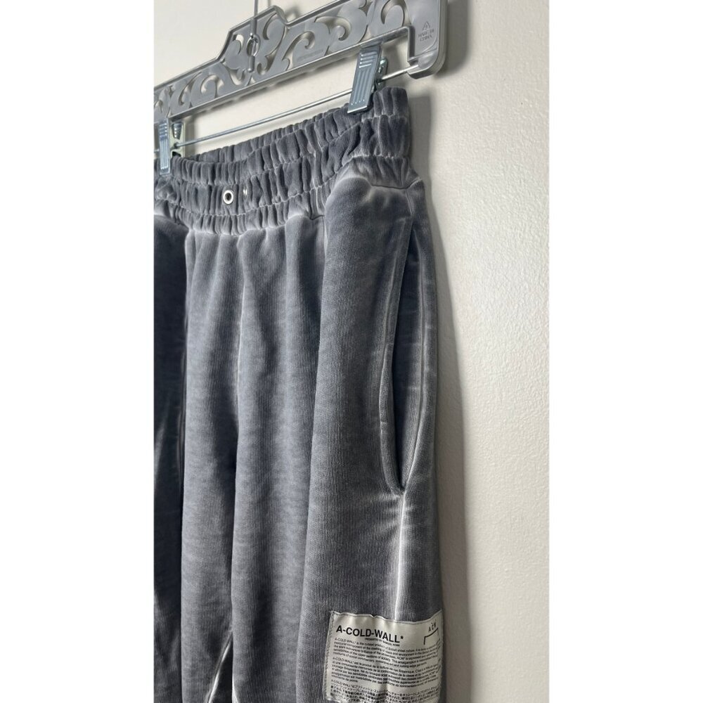 A-COLD WALL* GRAY WASHED SWEATPANTS - Picture 2 of 8